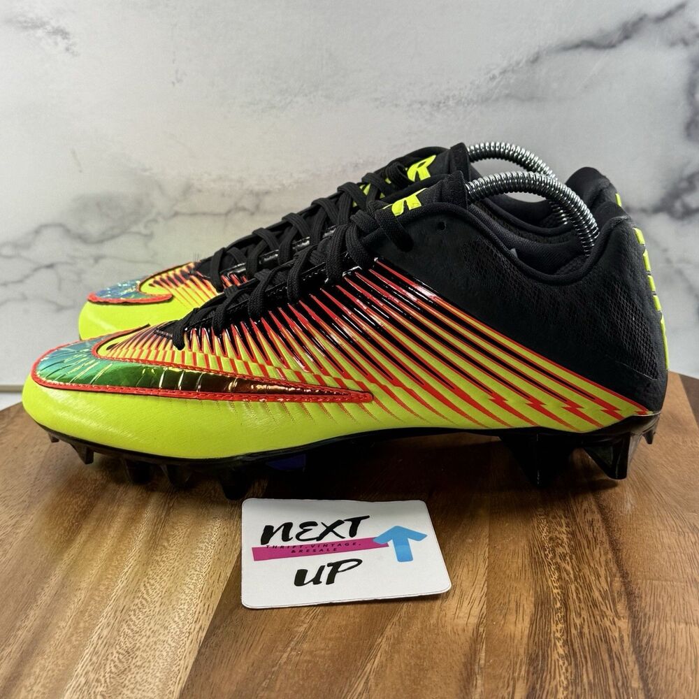 Men’s 9-Nike Vapor Speed 2 TD ‘TD Champ’ 864959-078 Black Volt Football Cleats